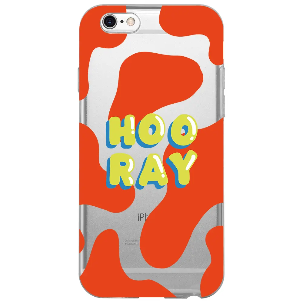 Apple iPhone 6S Şeffaf Telefon Kılıfı - Hoo Ray