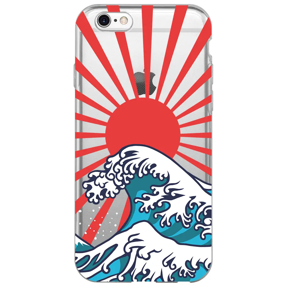 Apple iPhone 6S Şeffaf Telefon Kılıfı - Japan Wave