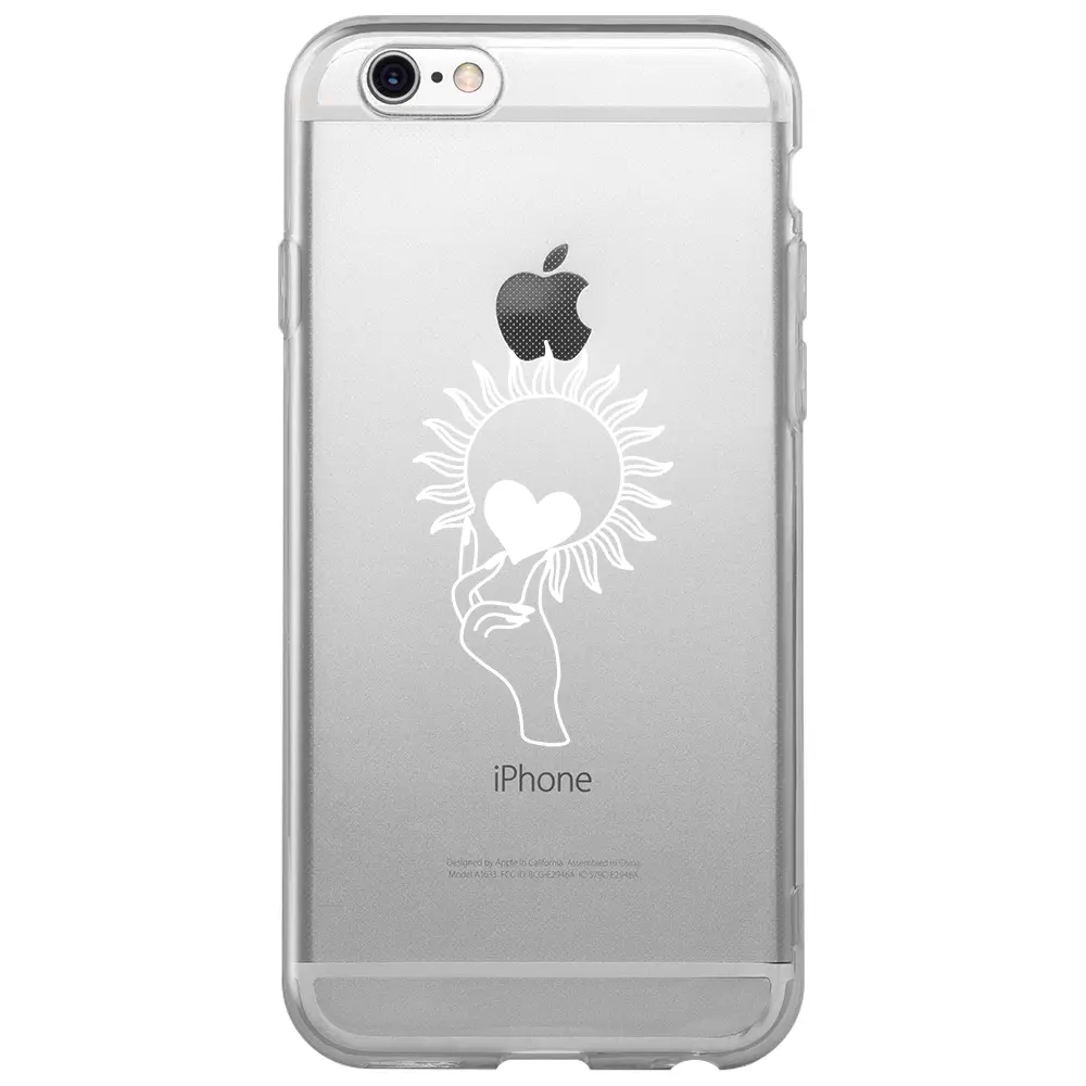 Apple iPhone 6S Şeffaf Telefon Kılıfı - Keep Heart
