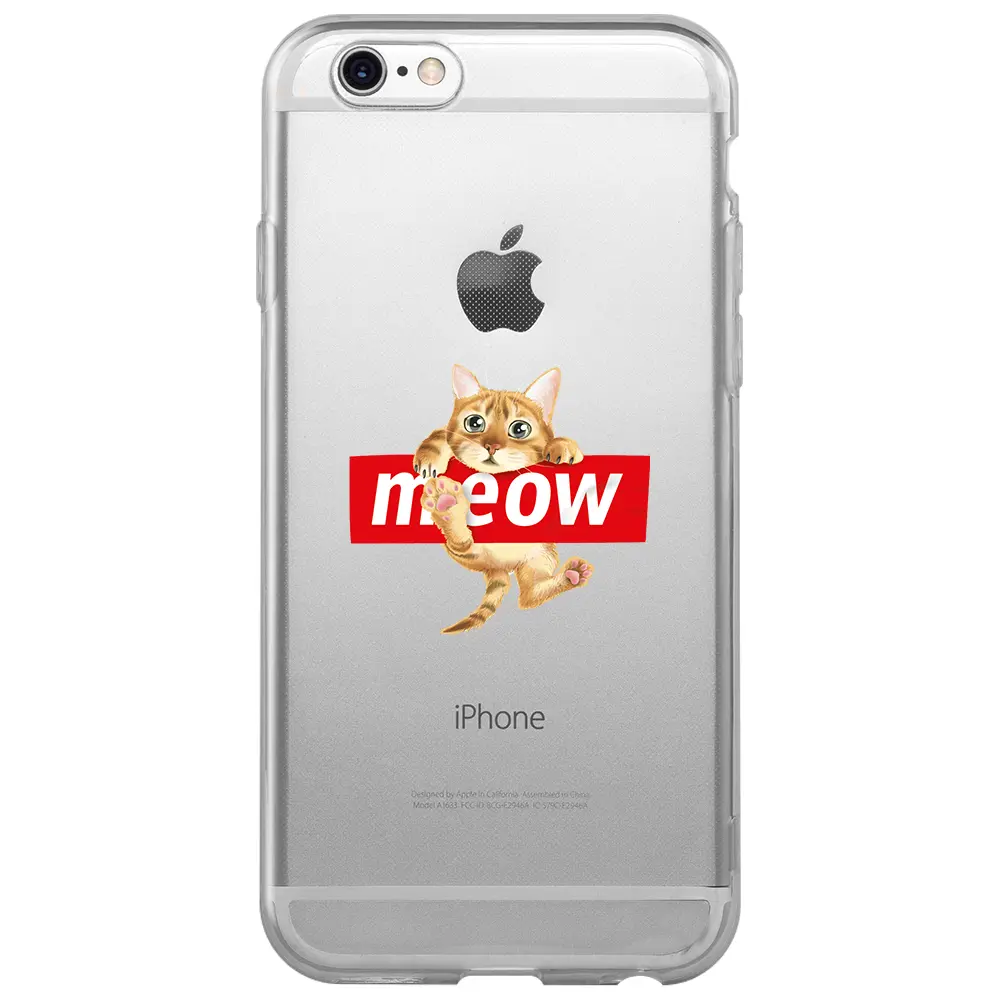Apple iPhone 6S Şeffaf Telefon Kılıfı - Meov