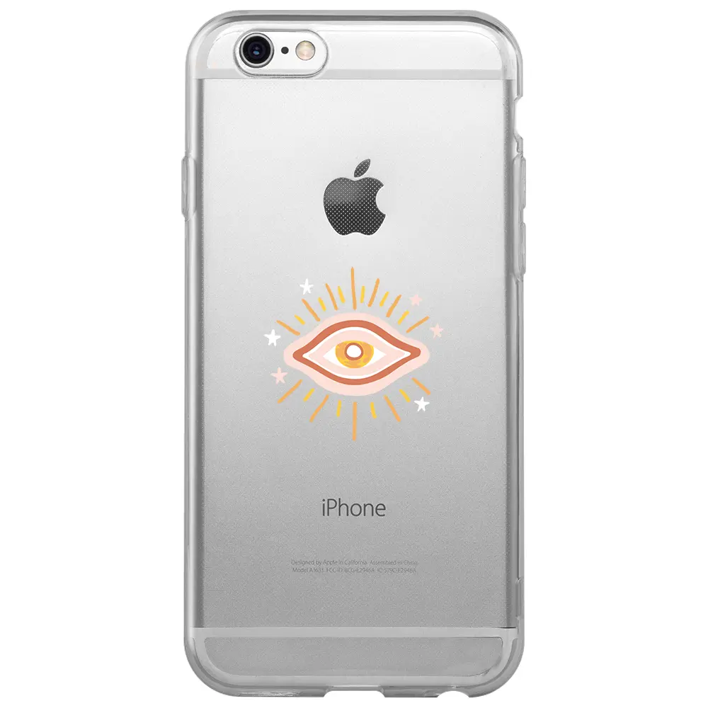 Apple iPhone 6S Şeffaf Telefon Kılıfı - One Eye 2