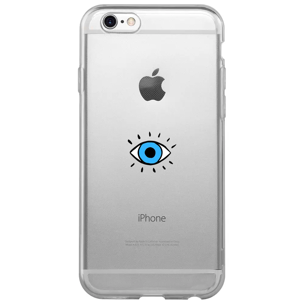 Apple iPhone 6S Şeffaf Telefon Kılıfı - One Eye