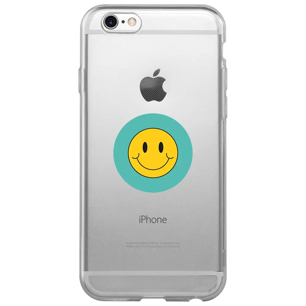 Apple iPhone 6S Şeffaf Telefon Kılıfı - Smile 2
