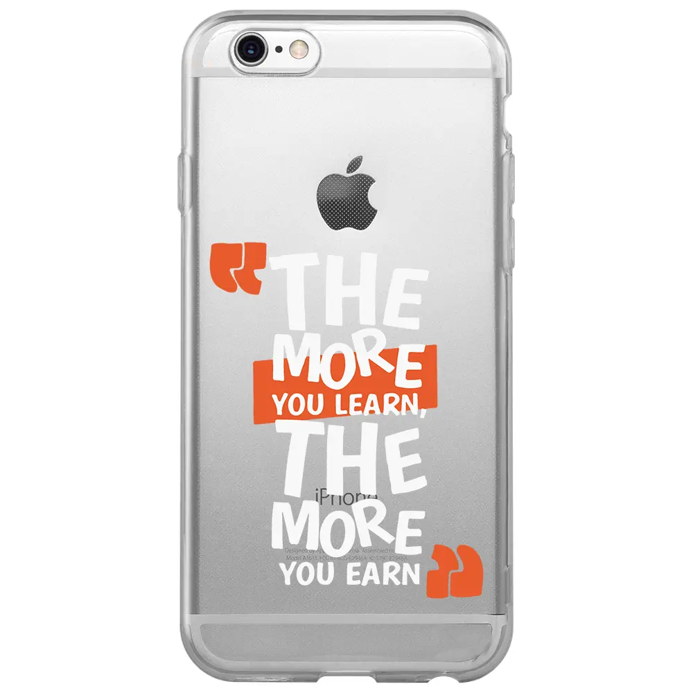Apple iPhone 6S Şeffaf Telefon Kılıfı - The More
