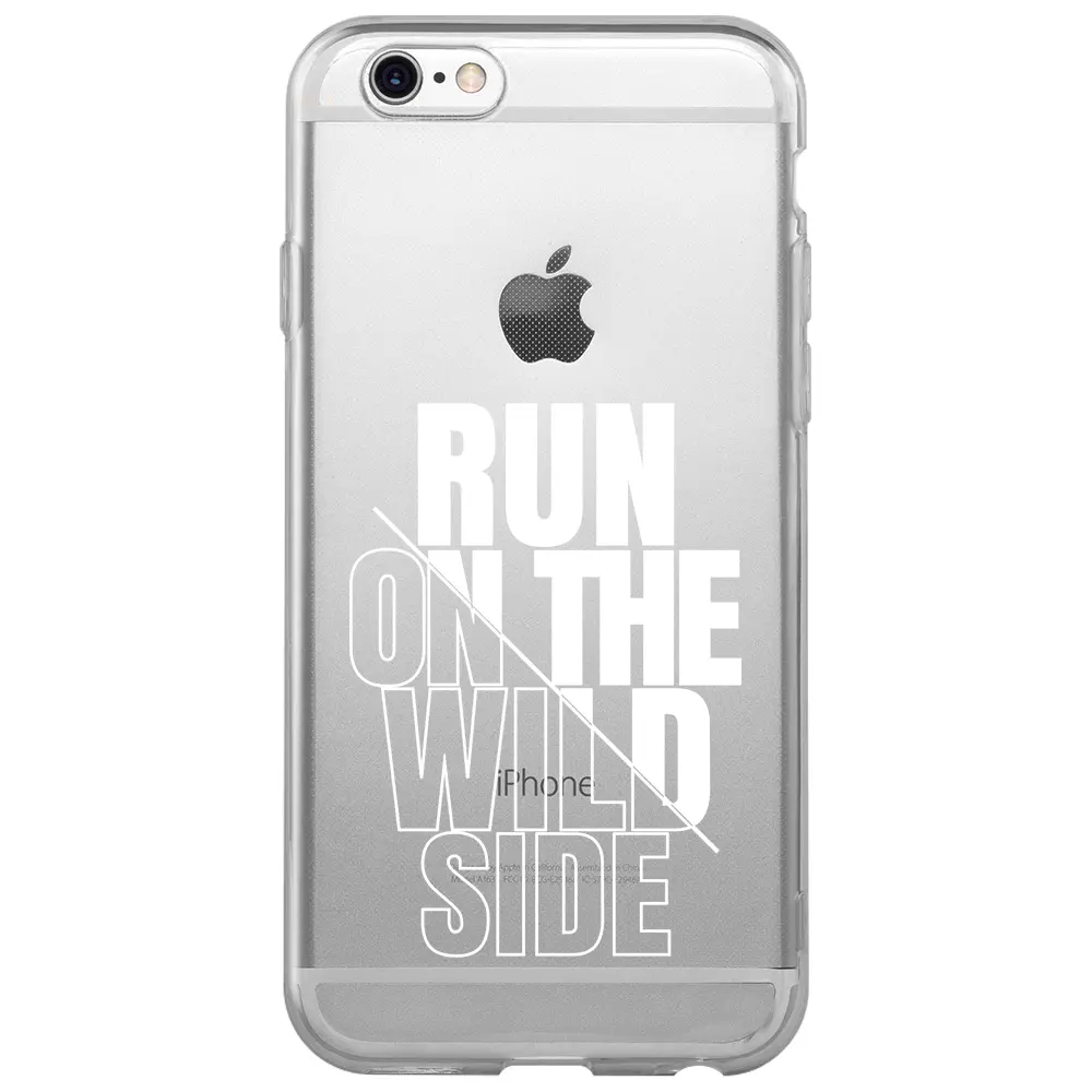 Apple iPhone 6S Şeffaf Telefon Kılıfı - Wild Side