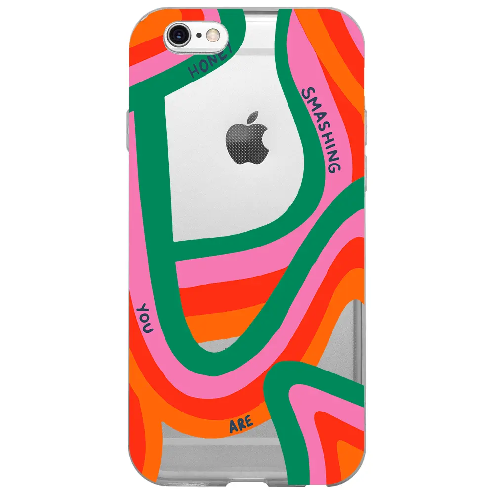 Apple iPhone 6S Şeffaf Telefon Kılıfı - You are Colors