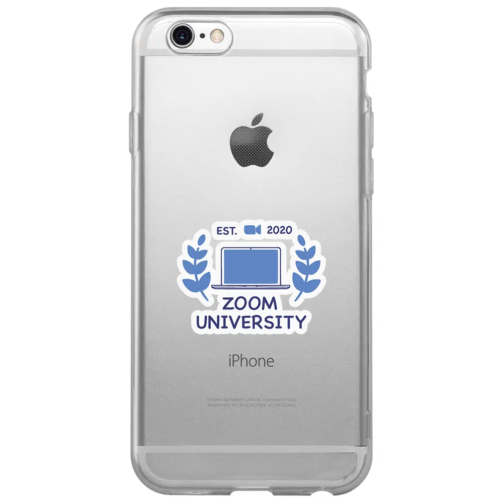 Apple iPhone 6S Şeffaf Telefon Kılıfı - Zoom Üniversitesi