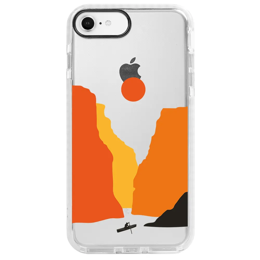 Apple iPhone 7 Beyaz Impact Premium Telefon Kılıfı - Manzara 3