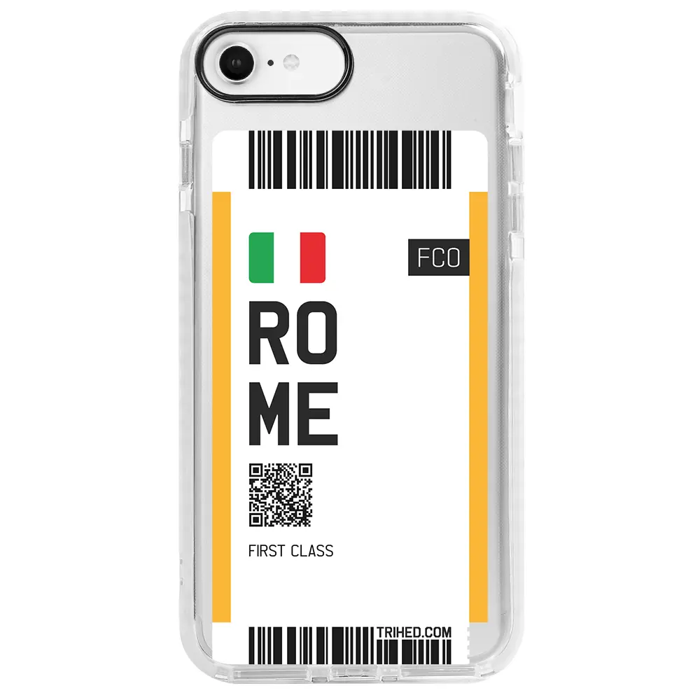 Apple iPhone 7 Beyaz Impact Premium Telefon Kılıfı - Rome Bileti