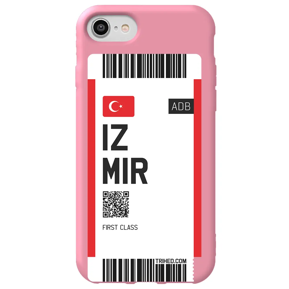 Apple iPhone 7 Pembe Renkli Silikon Telefon Kılıfı - İzmir Bileti
