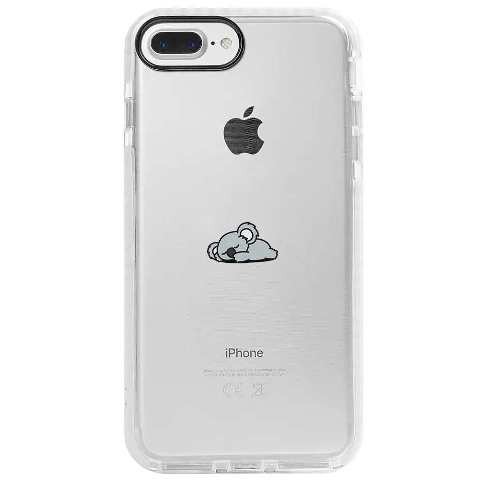Apple iPhone 7 Plus Beyaz Impact Premium Telefon Kılıfı - Koala