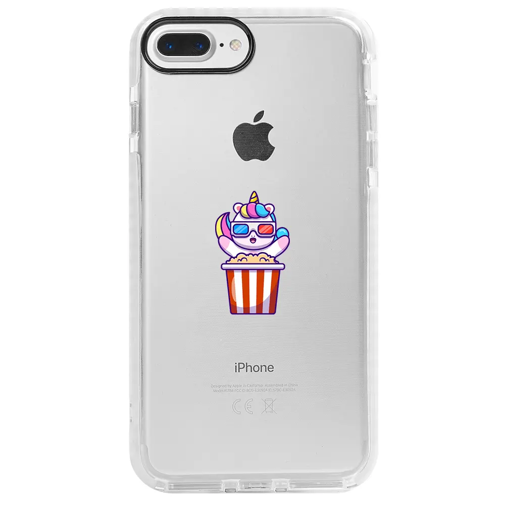 Apple iPhone 7 Plus Beyaz Impact Premium Telefon Kılıfı - Moviecorn