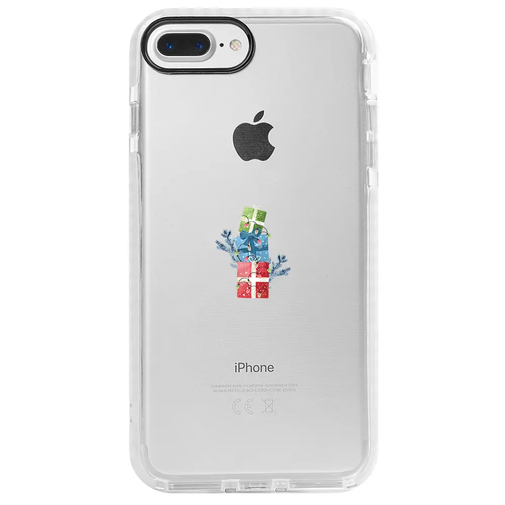 Apple iPhone 7 Plus Beyaz Impact Premium Telefon Kılıfı - Much More Gift