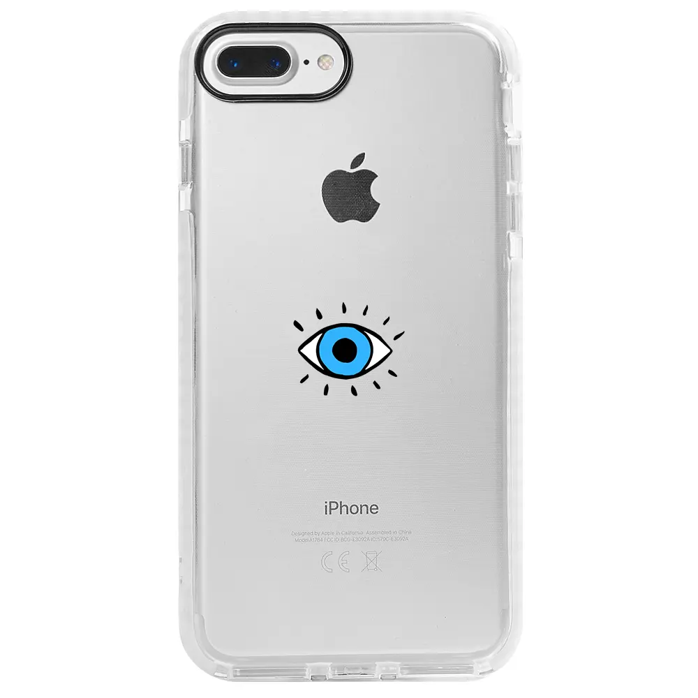Apple iPhone 7 Plus Beyaz Impact Premium Telefon Kılıfı - One Eye