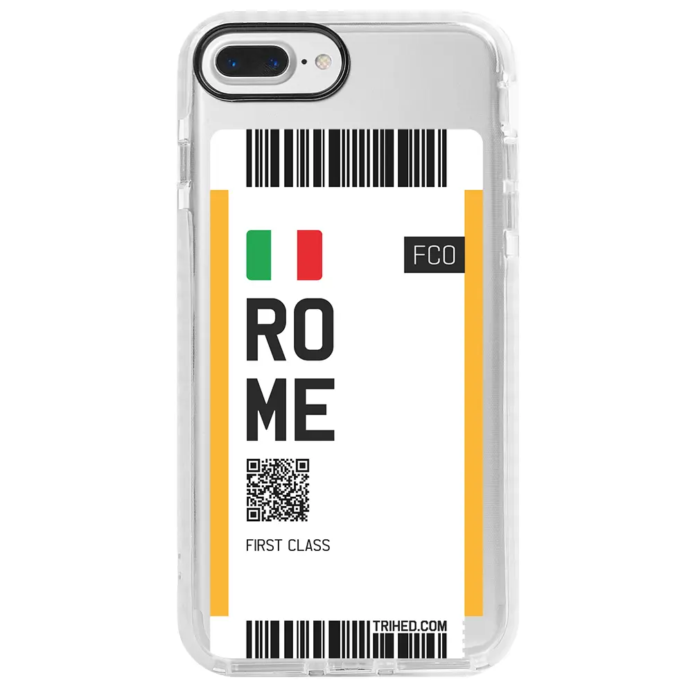 Apple iPhone 7 Plus Beyaz Impact Premium Telefon Kılıfı - Rome Bileti