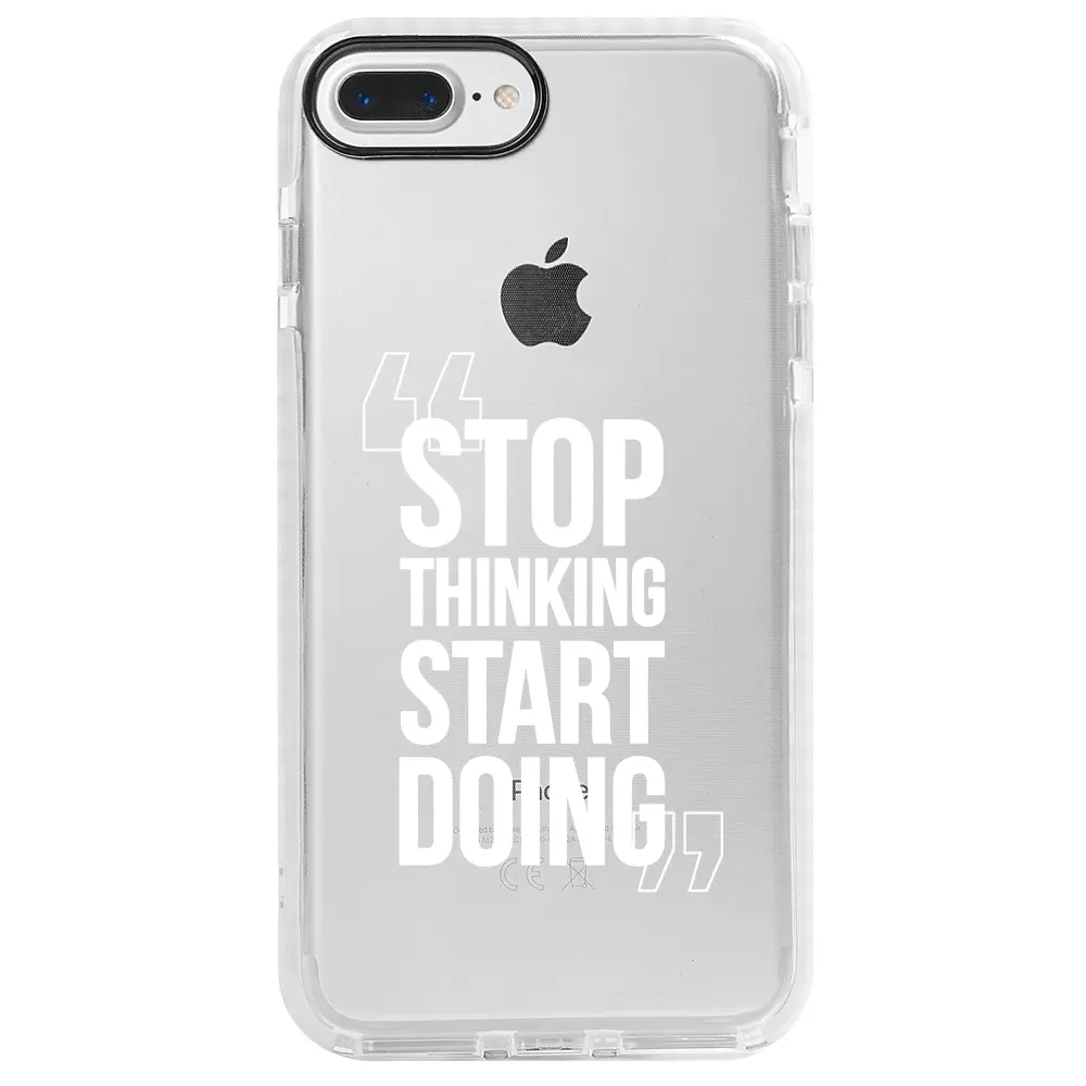 Apple iPhone 7 Plus Beyaz Impact Premium Telefon Kılıfı - Start Doing
