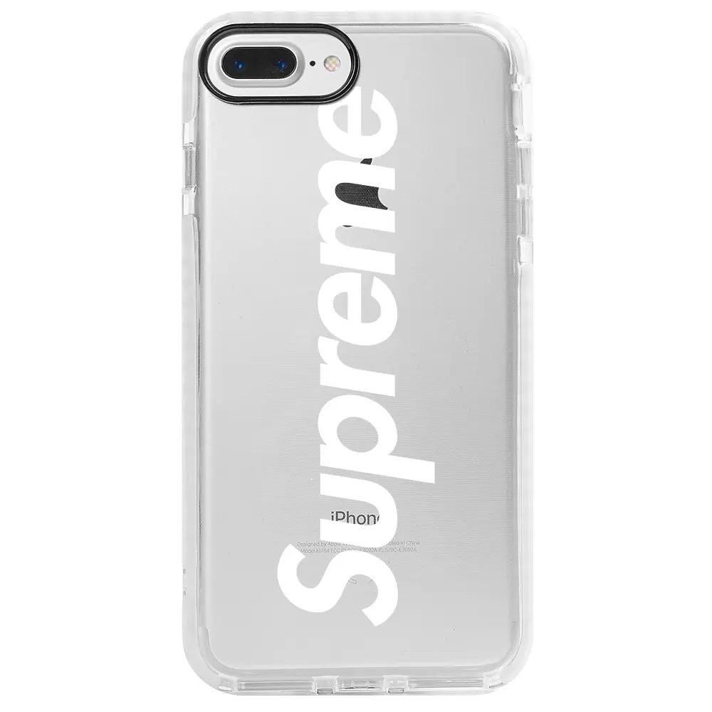 Apple iPhone 7 Plus Beyaz Impact Premium Telefon Kılıfı - Supreme