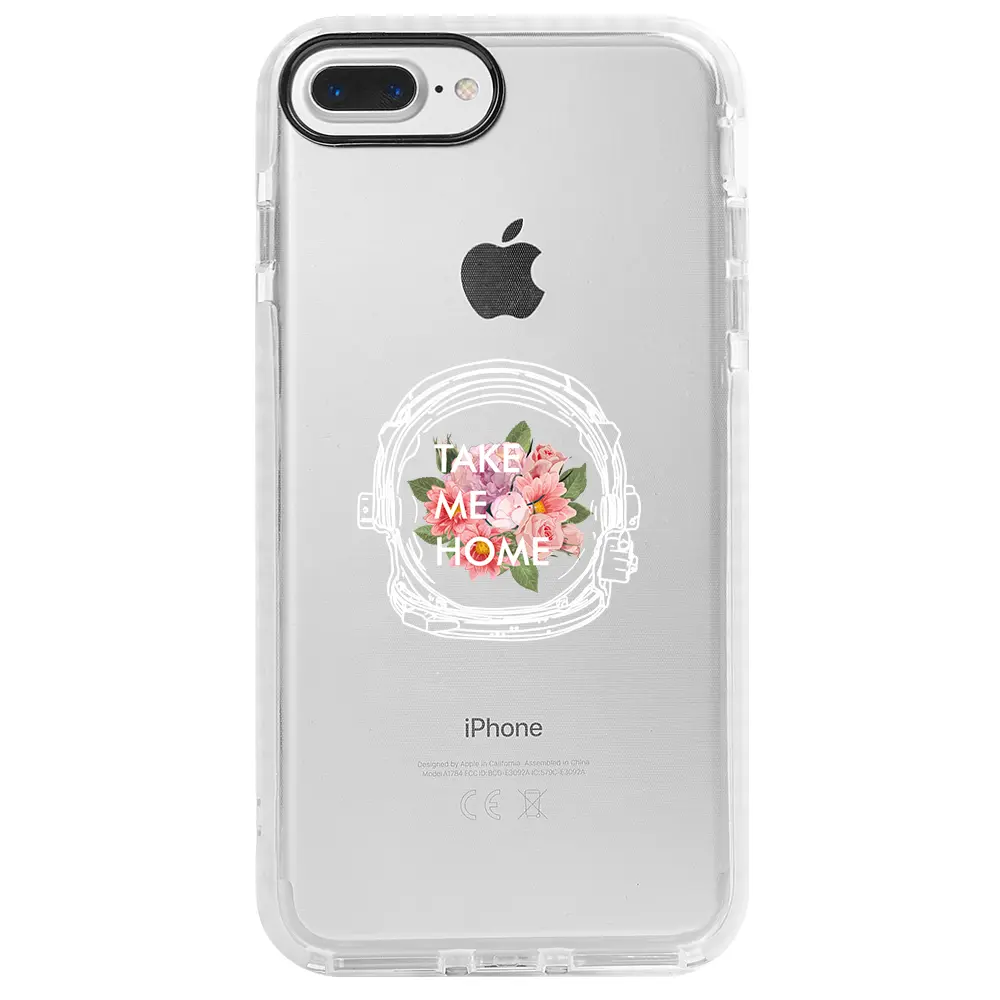 Apple iPhone 7 Plus Beyaz Impact Premium Telefon Kılıfı - Take Me Home