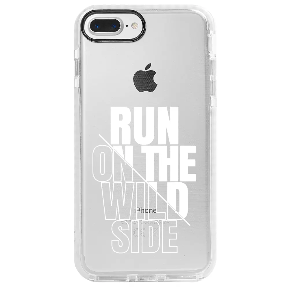 Apple iPhone 7 Plus Beyaz Impact Premium Telefon Kılıfı - Wild Side