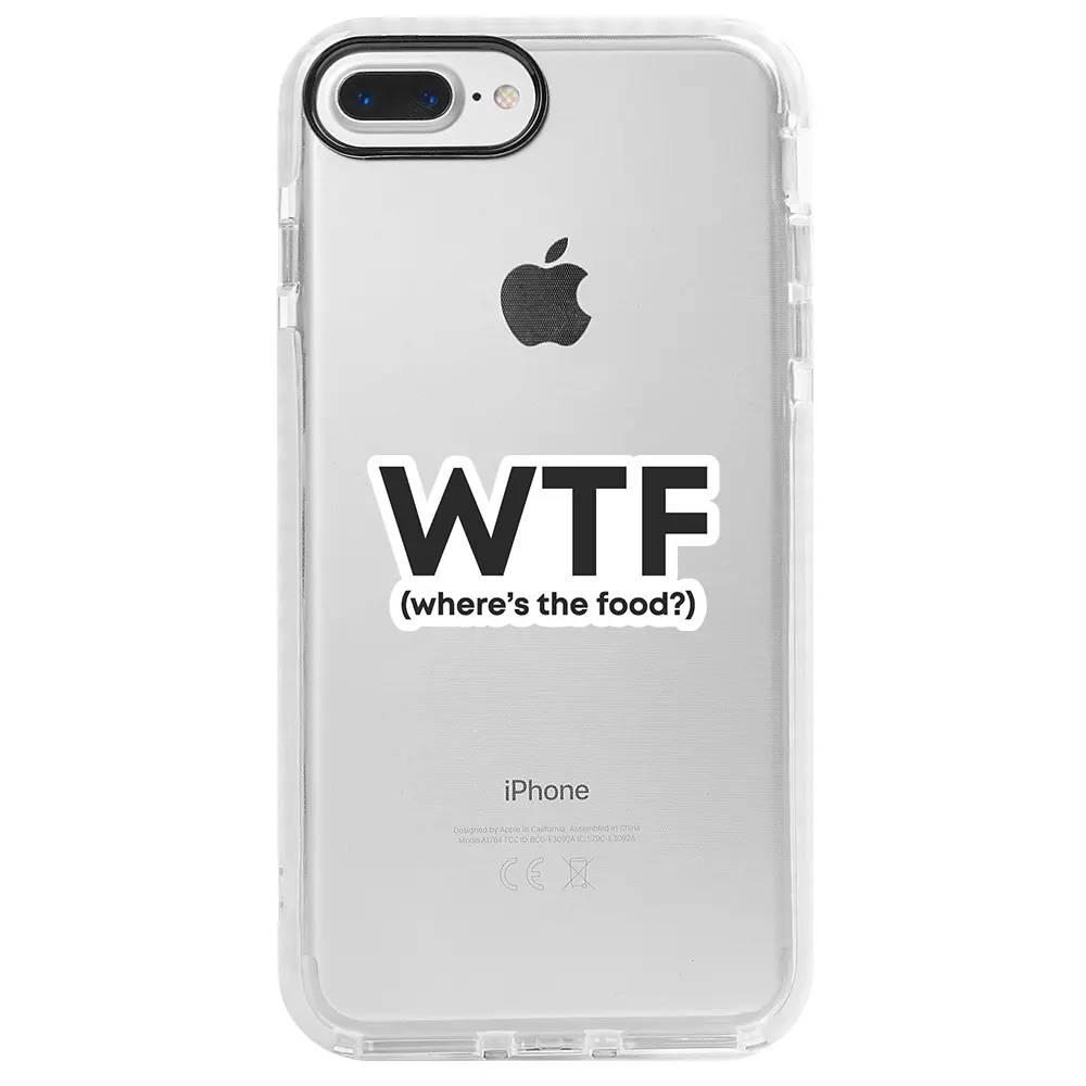 Apple iPhone 7 Plus Beyaz Impact Premium Telefon Kılıfı - WTF