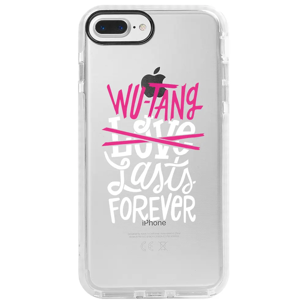 Apple iPhone 7 Plus Beyaz Impact Premium Telefon Kılıfı - Wu-Tang