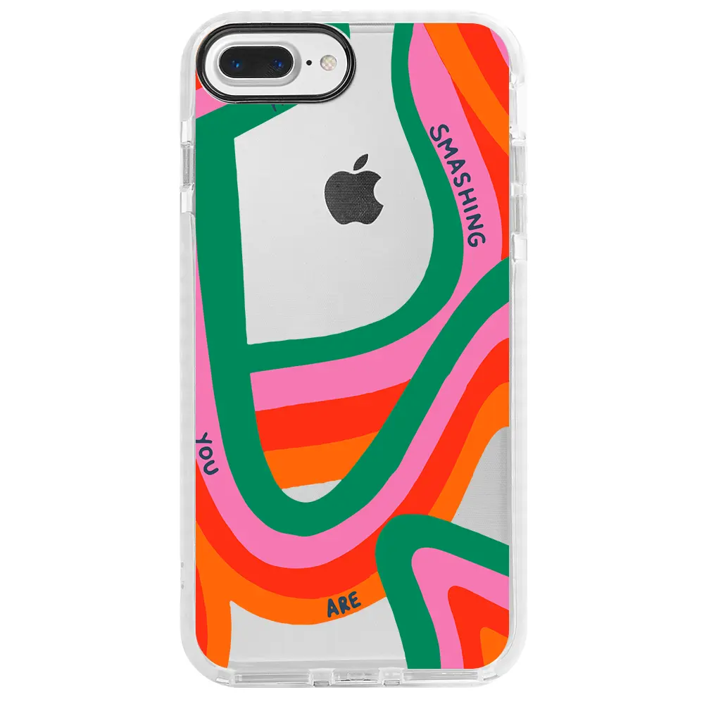 Apple iPhone 7 Plus Beyaz Impact Premium Telefon Kılıfı - You are Colors