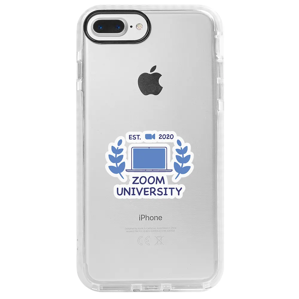 Apple iPhone 7 Plus Beyaz Impact Premium Telefon Kılıfı - Zoom Üniversitesi