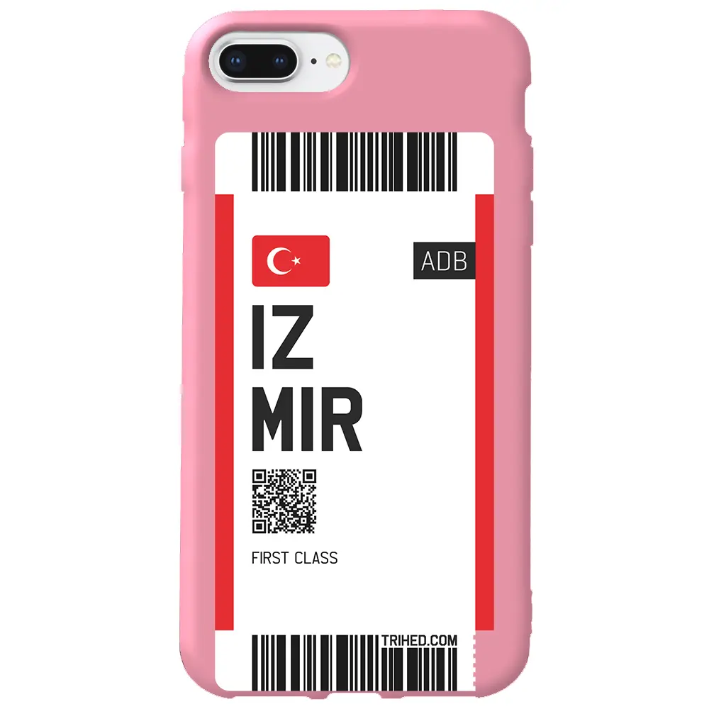 Apple iPhone 7 Plus Pembe Renkli Silikon Telefon Kılıfı - İzmir Bileti
