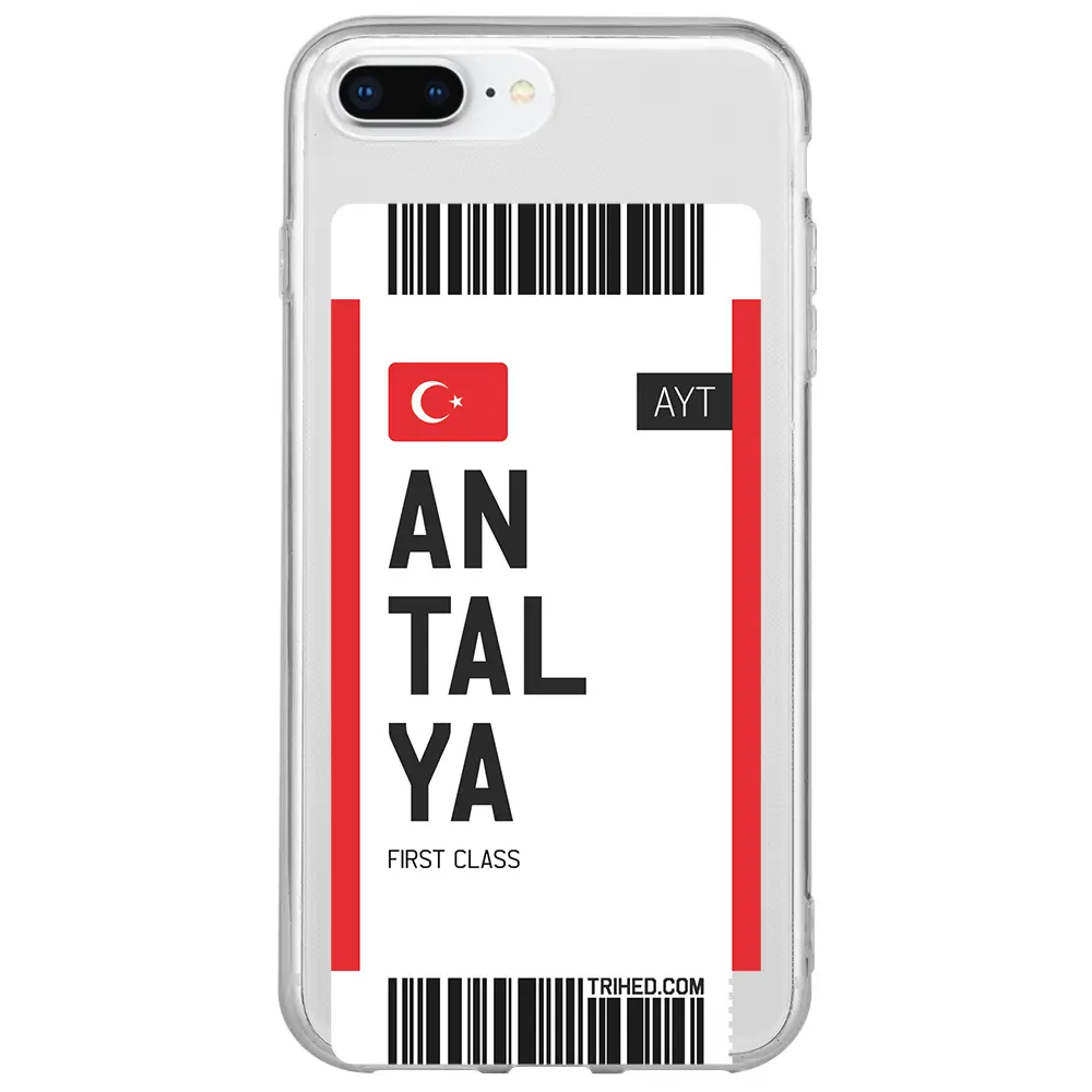 Apple iPhone 7 Plus Şeffaf Telefon Kılıfı - Antalya Bileti