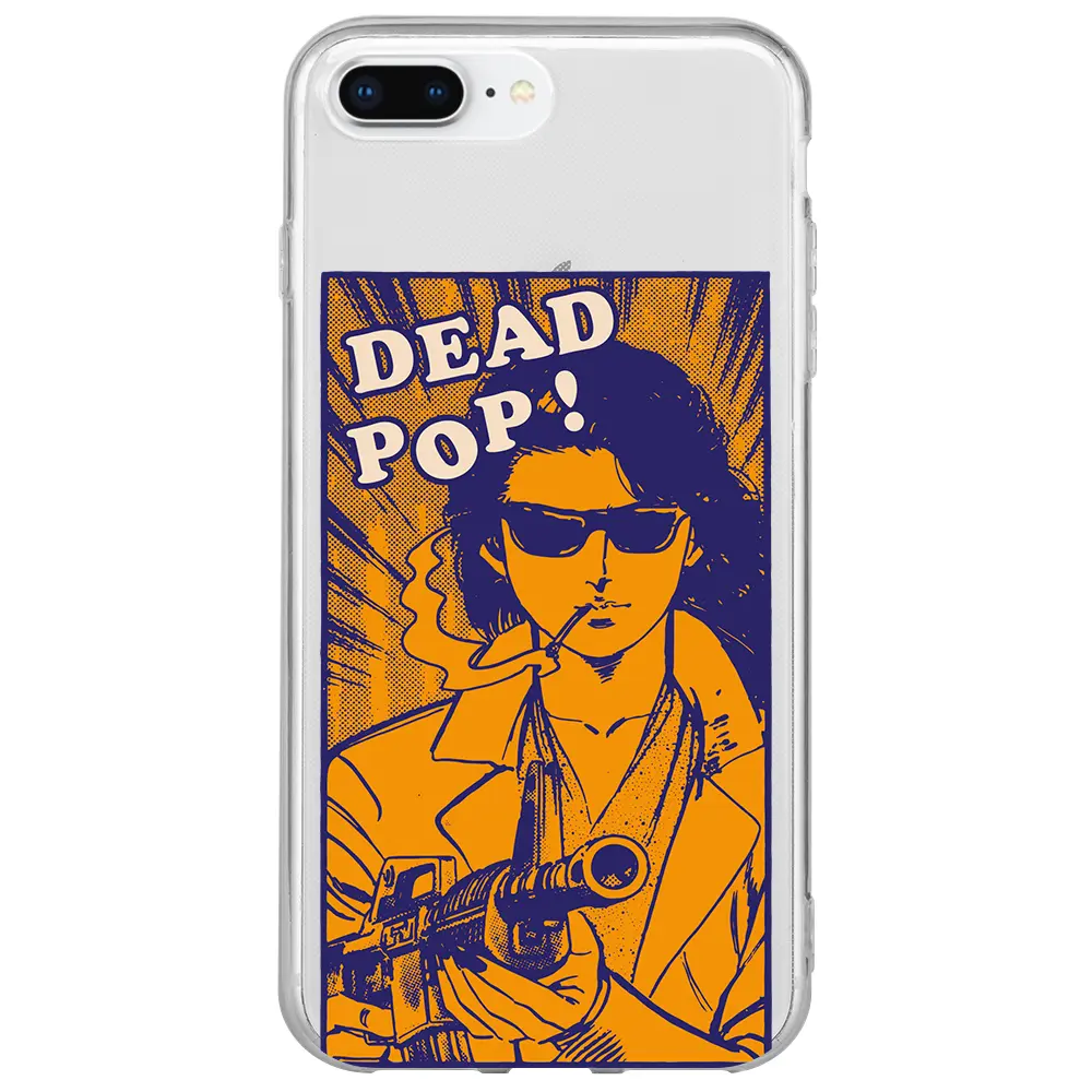 Apple iPhone 7 Plus Şeffaf Telefon Kılıfı - Dead Pop
