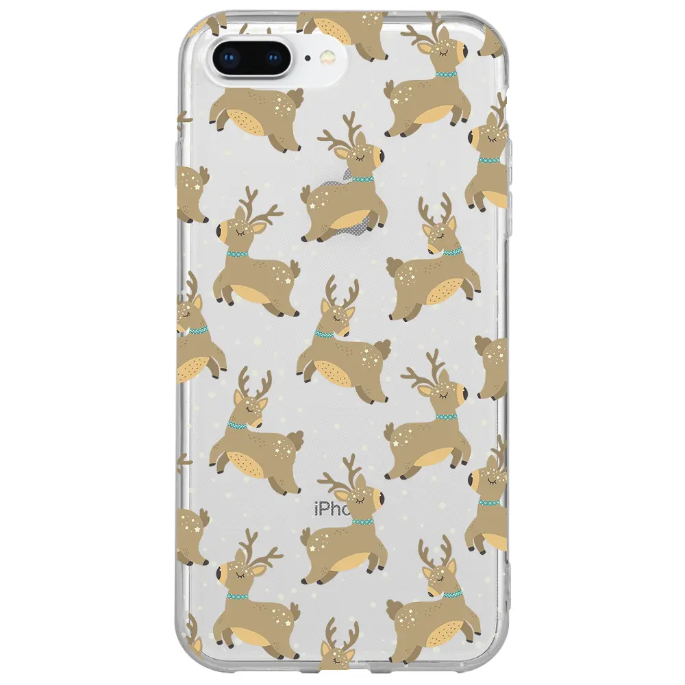 Apple iPhone 7 Plus Şeffaf Telefon Kılıfı - Dear Deer