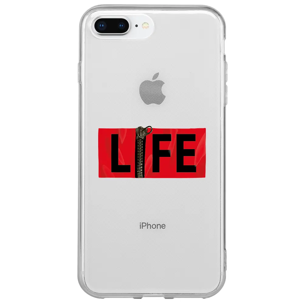 Apple iPhone 7 Plus Şeffaf Telefon Kılıfı - Life