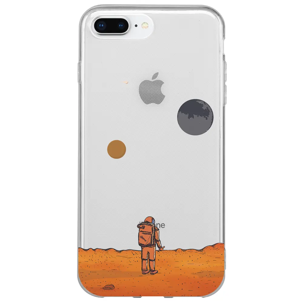 Apple iPhone 7 Plus Şeffaf Telefon Kılıfı - Mars