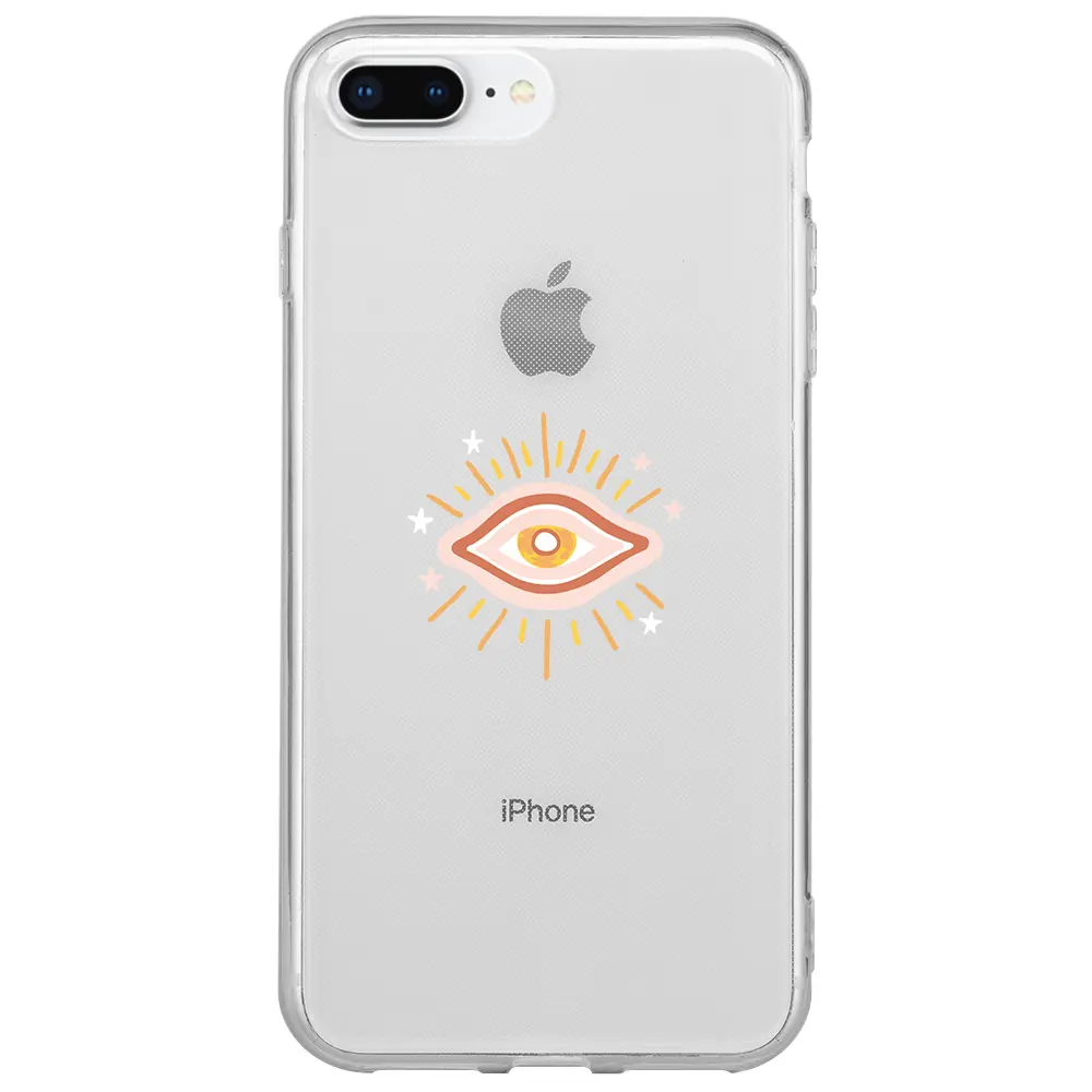 Apple iPhone 7 Plus Şeffaf Telefon Kılıfı - One Eye 2