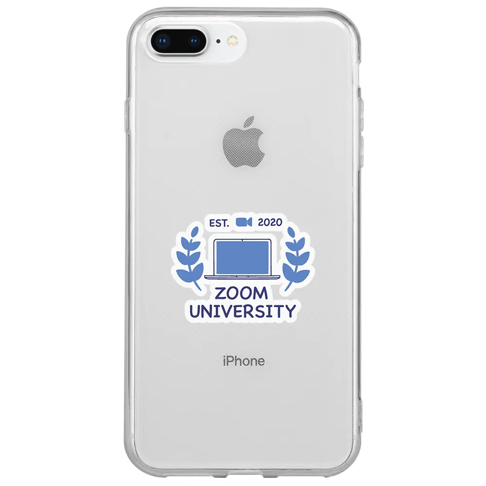 Apple iPhone 7 Plus Şeffaf Telefon Kılıfı - Zoom Üniversitesi