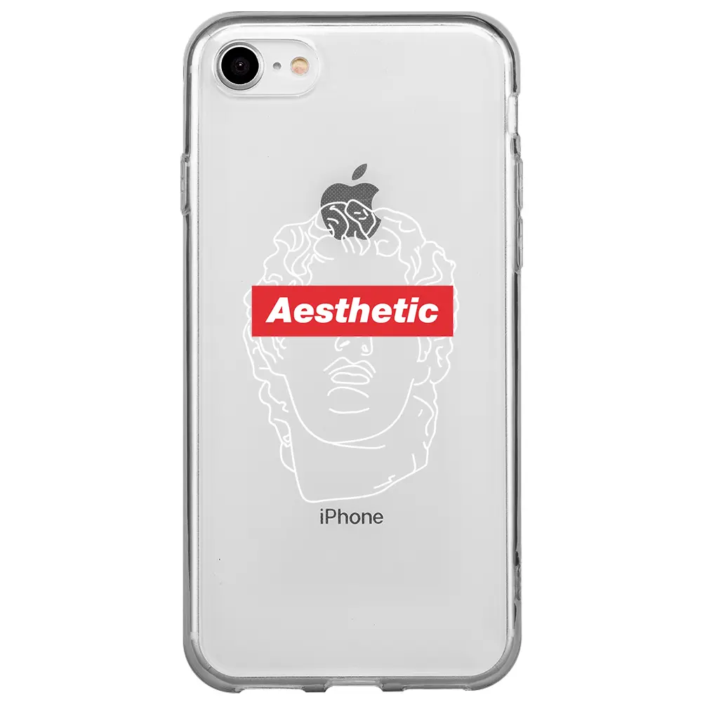 Apple iPhone 7 Şeffaf Telefon Kılıfı - Aesthetic