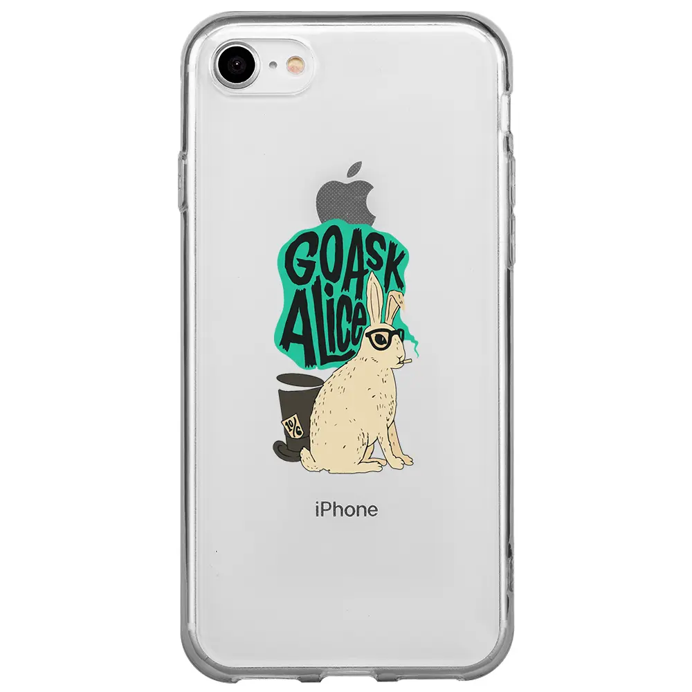 Apple iPhone 7 Şeffaf Telefon Kılıfı - Alice