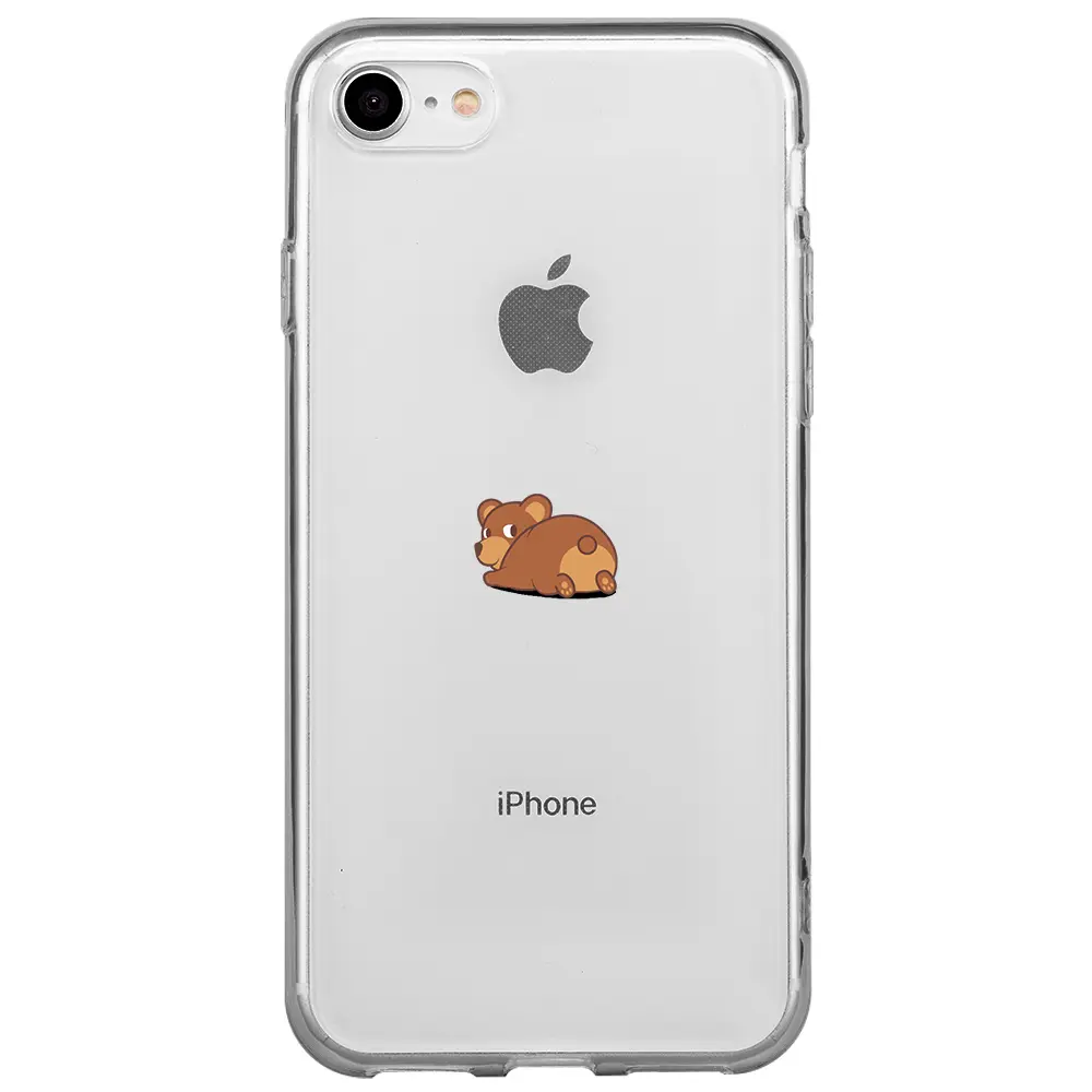 Apple iPhone 7 Şeffaf Telefon Kılıfı - Bear