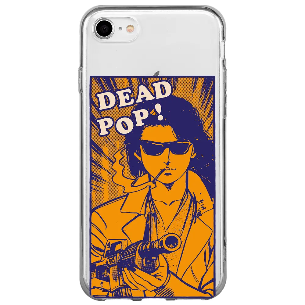 Apple iPhone 7 Şeffaf Telefon Kılıfı - Dead Pop