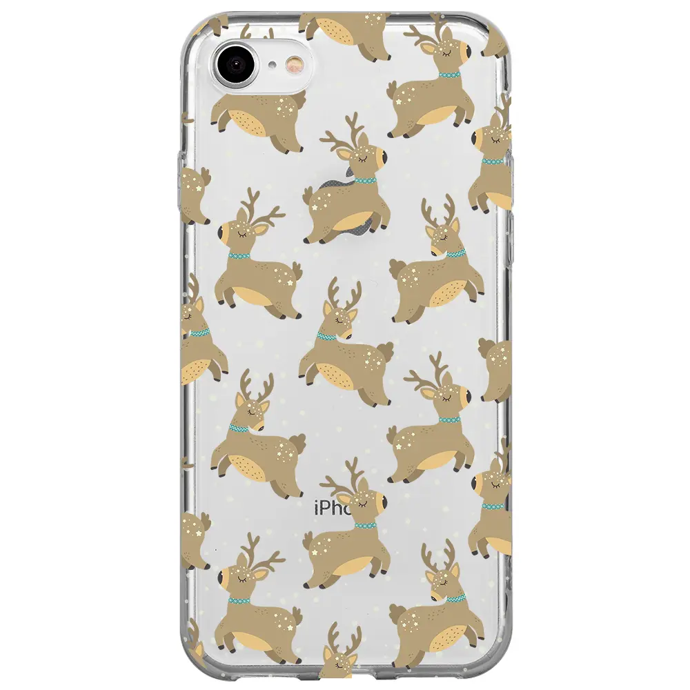 Apple iPhone 7 Şeffaf Telefon Kılıfı - Dear Deer