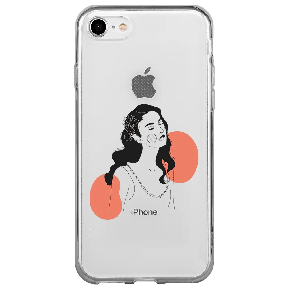 Apple iPhone 7 Şeffaf Telefon Kılıfı - Emma