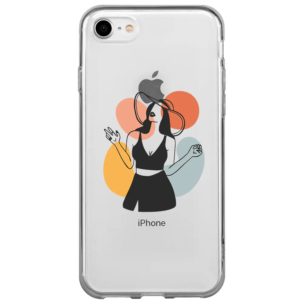 Apple iPhone 7 Şeffaf Telefon Kılıfı - Isabella 2