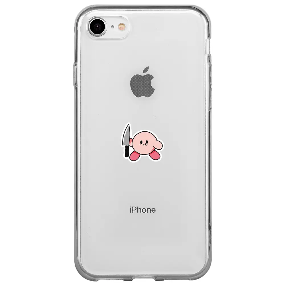 Apple iPhone 7 Şeffaf Telefon Kılıfı - Kirby