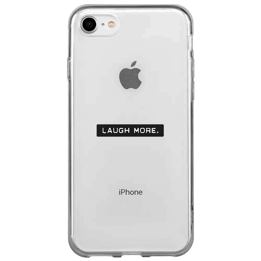 Apple iPhone 7 Şeffaf Telefon Kılıfı - Laugh More
