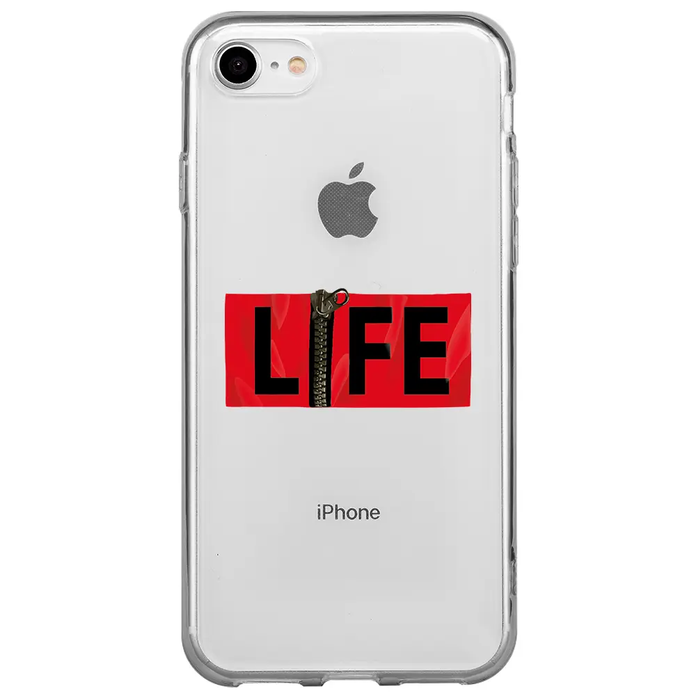 Apple iPhone 7 Şeffaf Telefon Kılıfı - Life