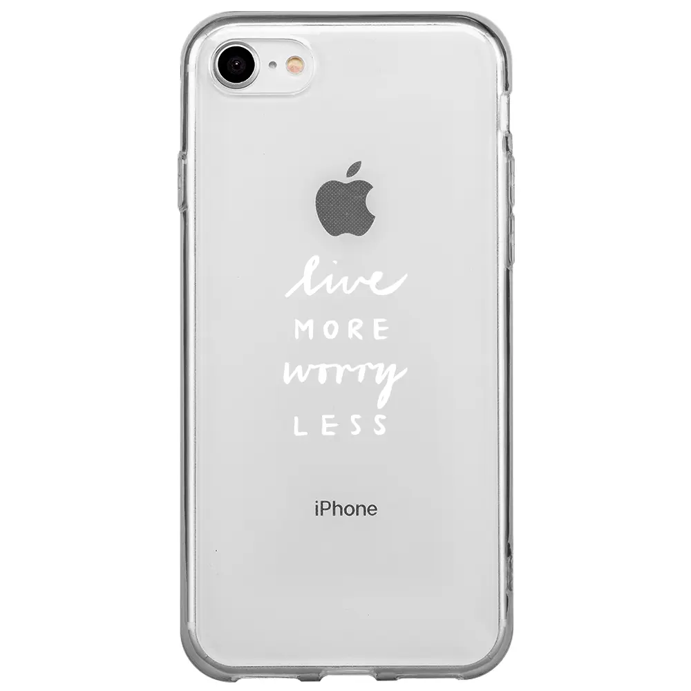 Apple iPhone 7 Şeffaf Telefon Kılıfı - Love More