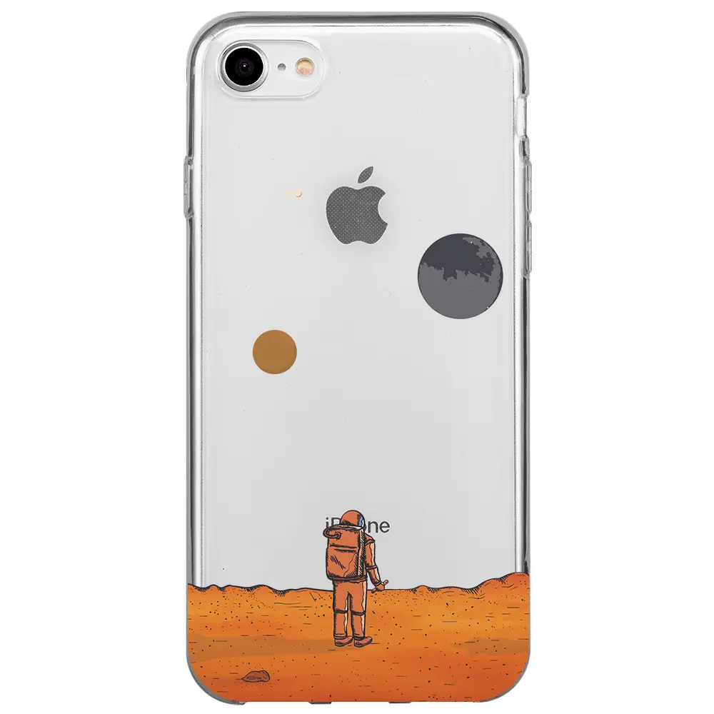 Apple iPhone 7 Şeffaf Telefon Kılıfı - Mars