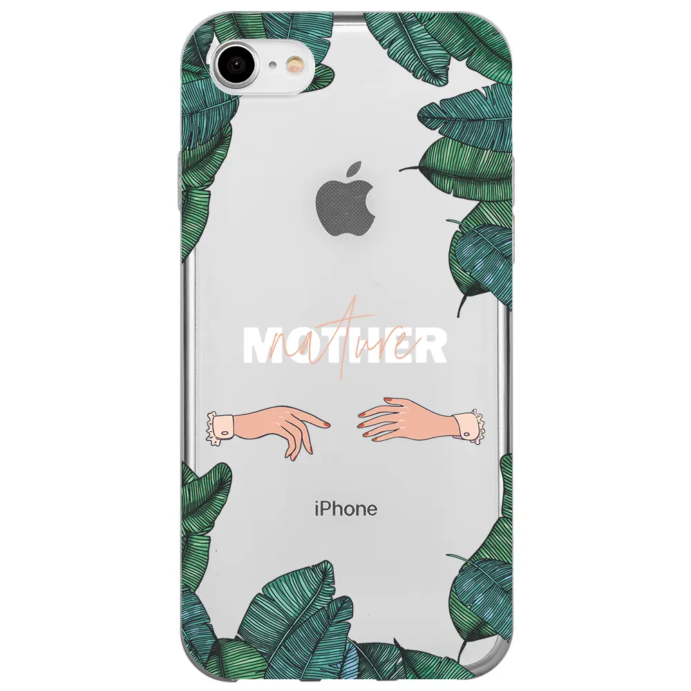 Apple iPhone 7 Şeffaf Telefon Kılıfı - Nature Mother