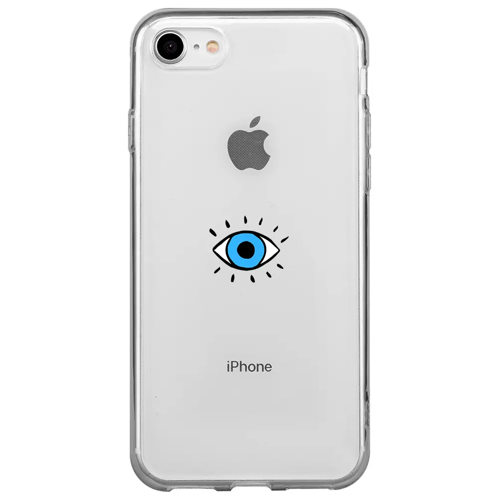 Apple iPhone 7 Şeffaf Telefon Kılıfı - One Eye