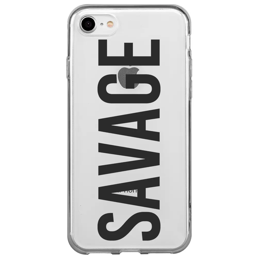 Apple iPhone 7 Şeffaf Telefon Kılıfı - Savage